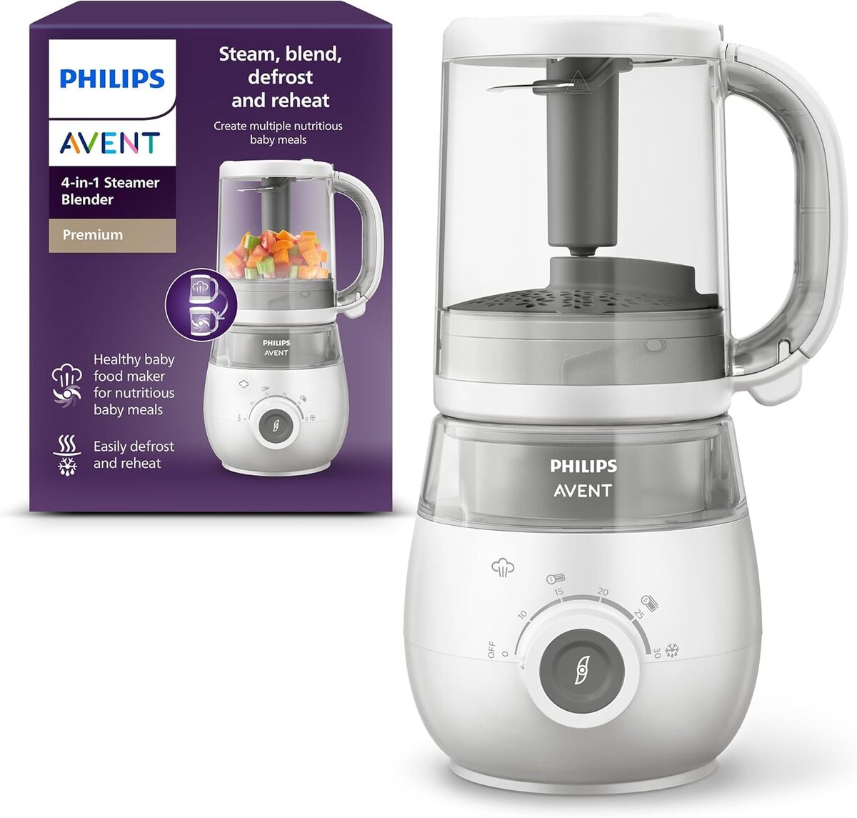 Test Philips Avent 4 en 1 : cuiseur-mixeur bébé polyvalent