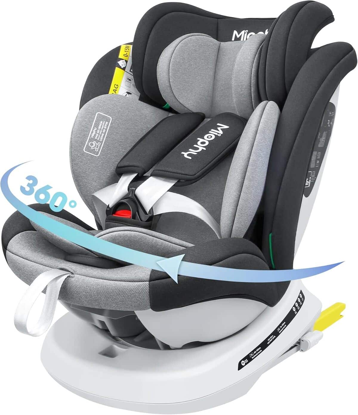 Test Siège Auto Miophy I-Size : pivotant et Évolutif 0-12 ans