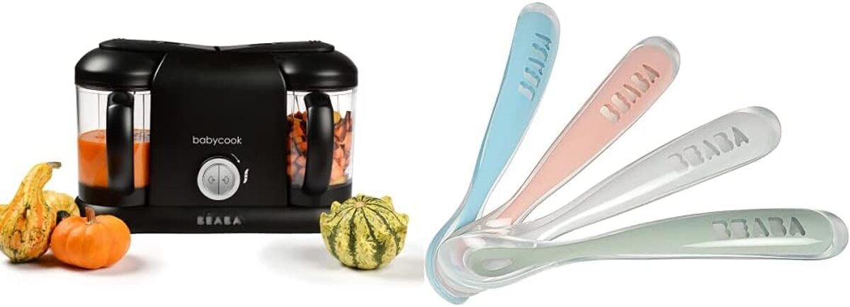 Babycook Duo BÉABA : test et avis du robot 4 en 1 + Cuillères en silicone