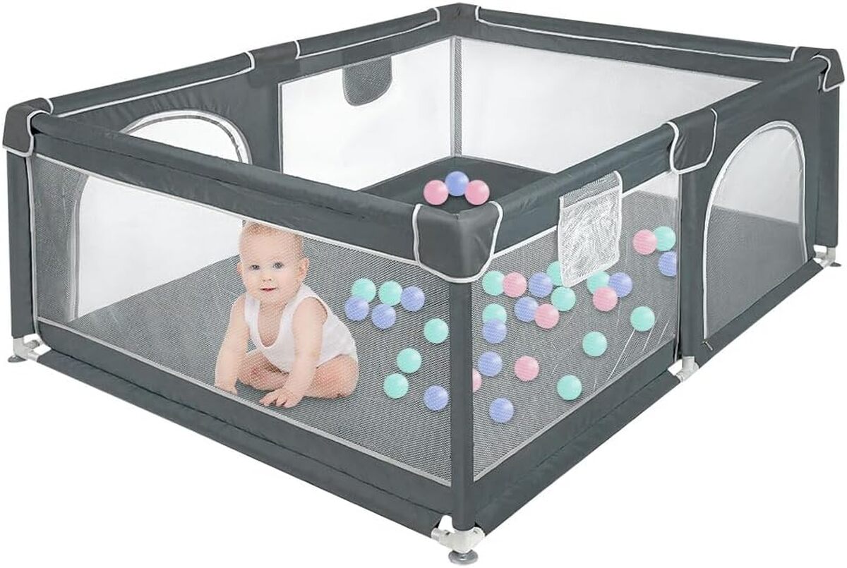 Notre avis sur le Parc Bébé modulable 160x120 cm : espace idéal pour les tout-petits