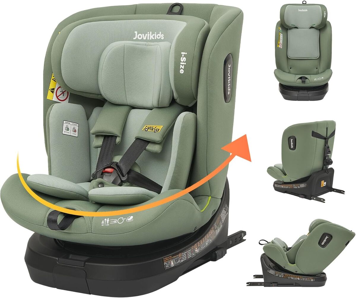 Test Jovikids i-Size : le siège auto pivotant ISOFIX de 0 à 12 ans