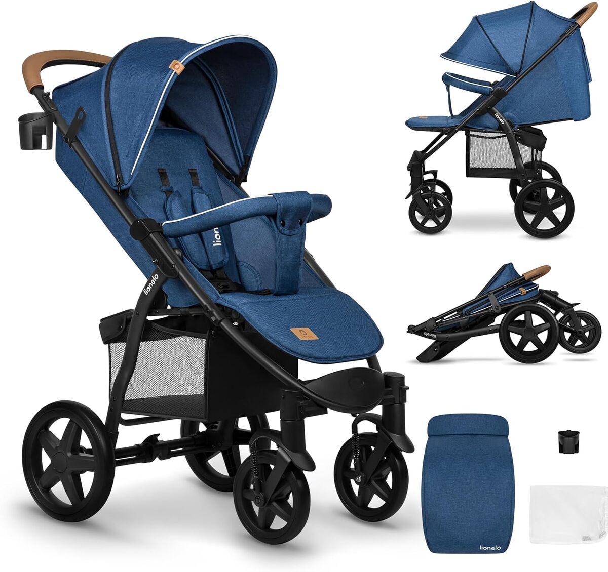 Test LIONELO Annet Plus : la poussette tout-terrain et confort