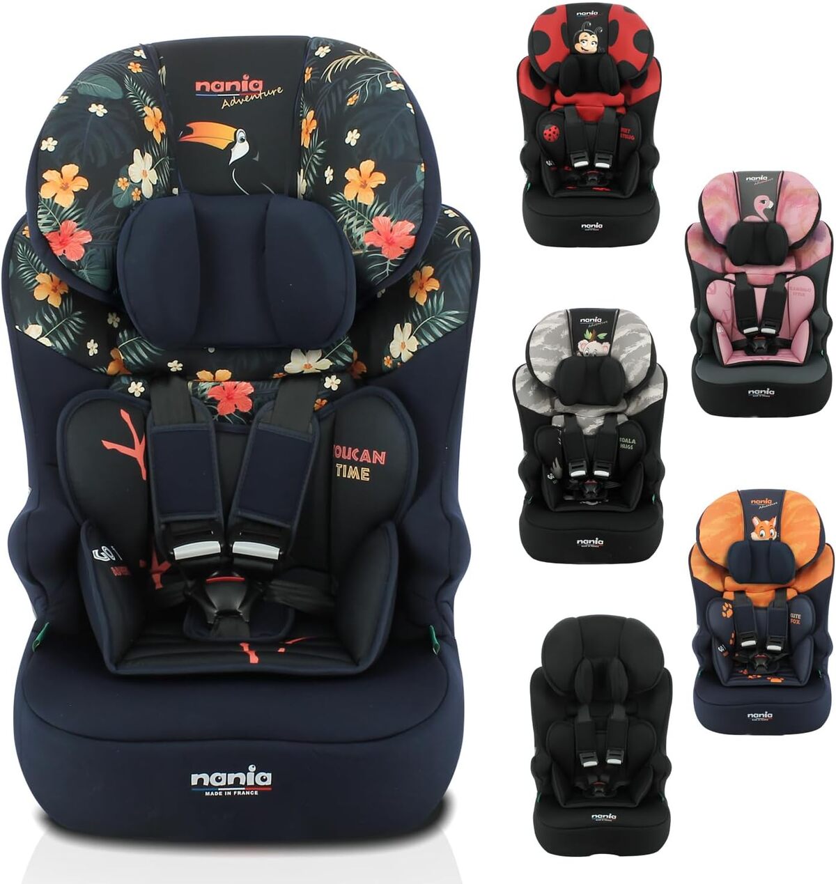 Test Nania RACE I : siège auto i-Size 76-140 cm, appuie-tête réglable et base inclinable