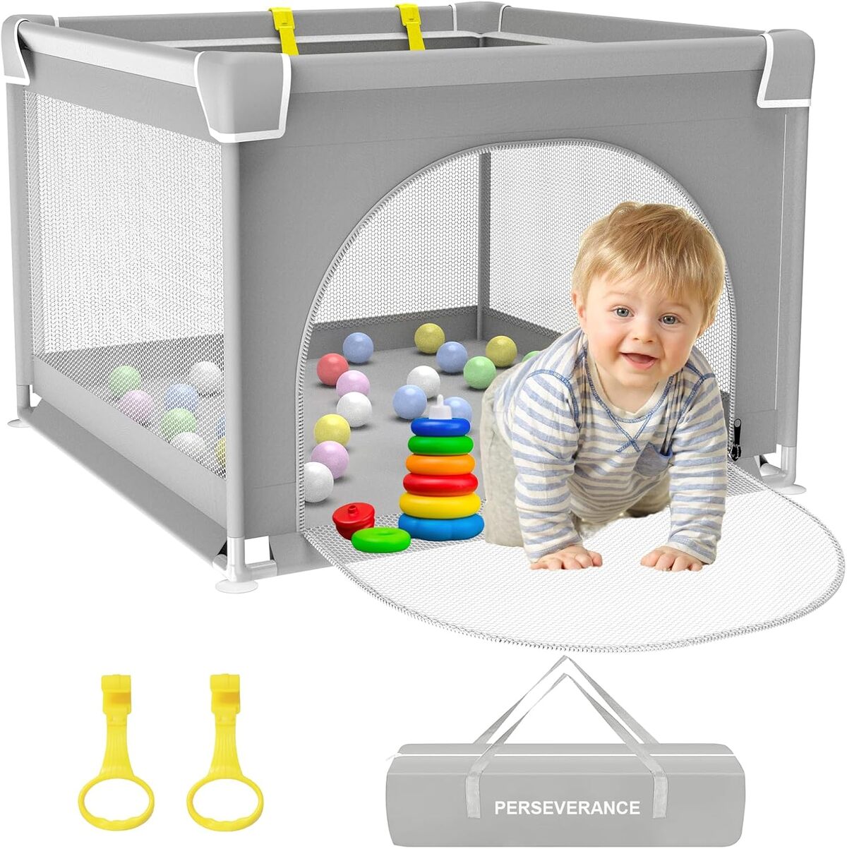 Test PERSEVERANCE : un parc bébé 90x90 cm idéal pour petits espaces