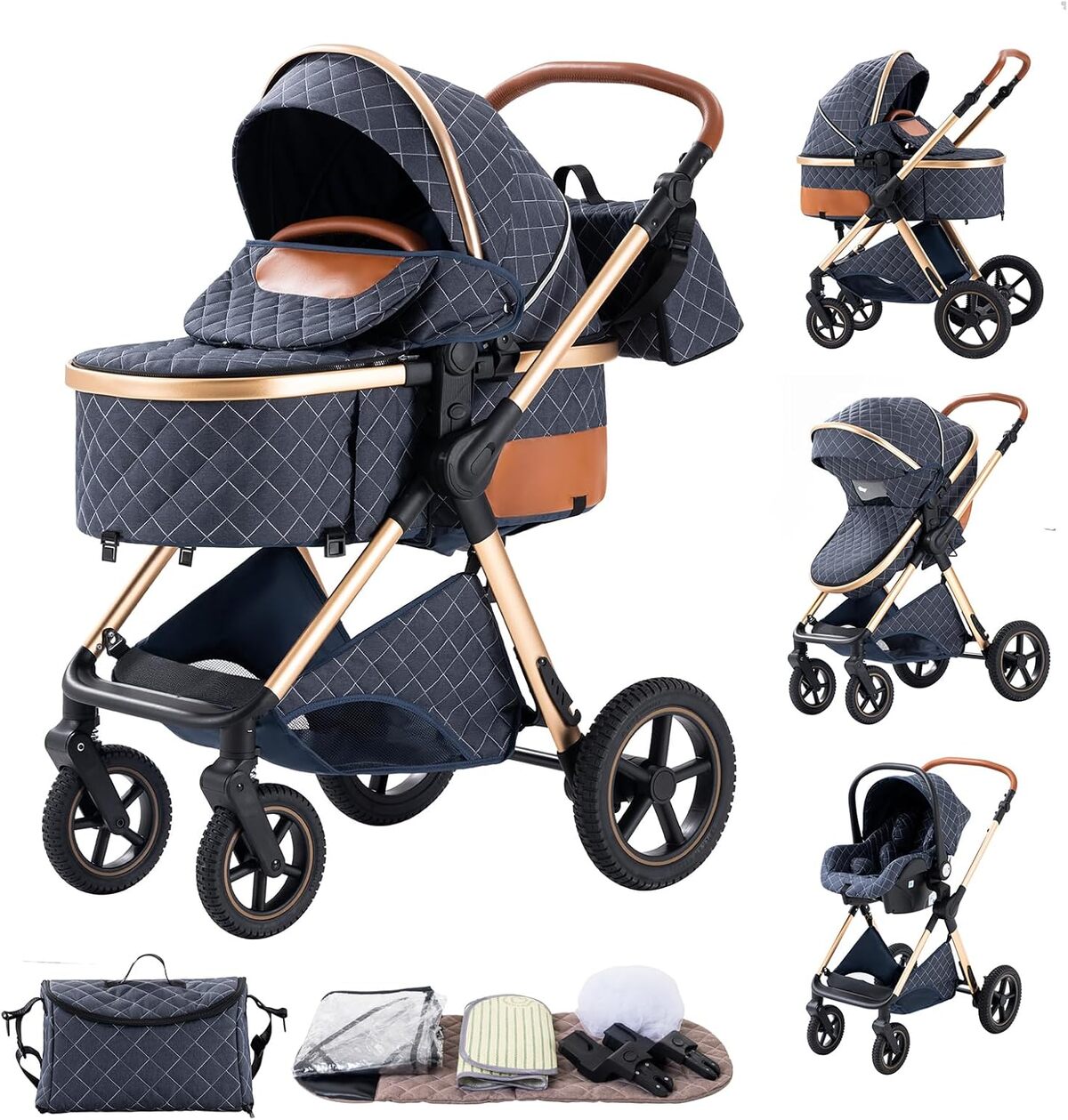 Test : poussette 3 en 1 Bebby pour nouveau-né