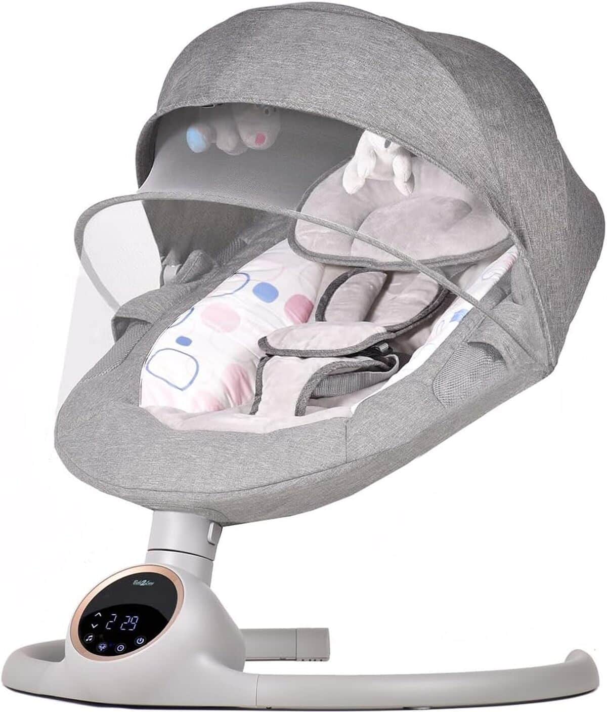 Test de la balancelle/transat électrique Bébé2Luxe Alpha (gris)