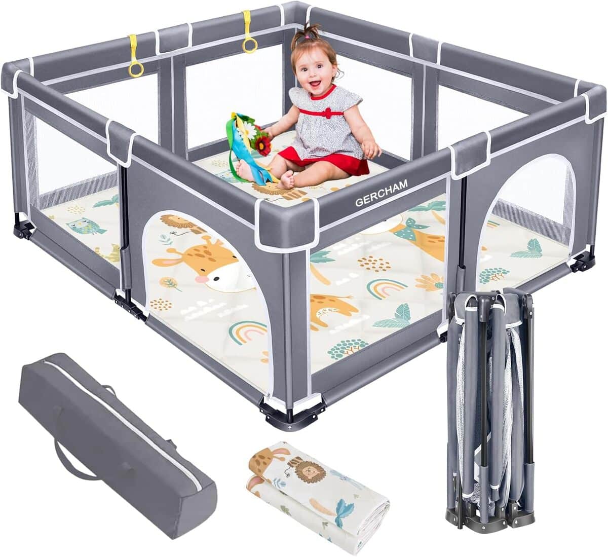 Test du parc bébé pliable GERCHAM : praticité et sécurité pour vos enfants