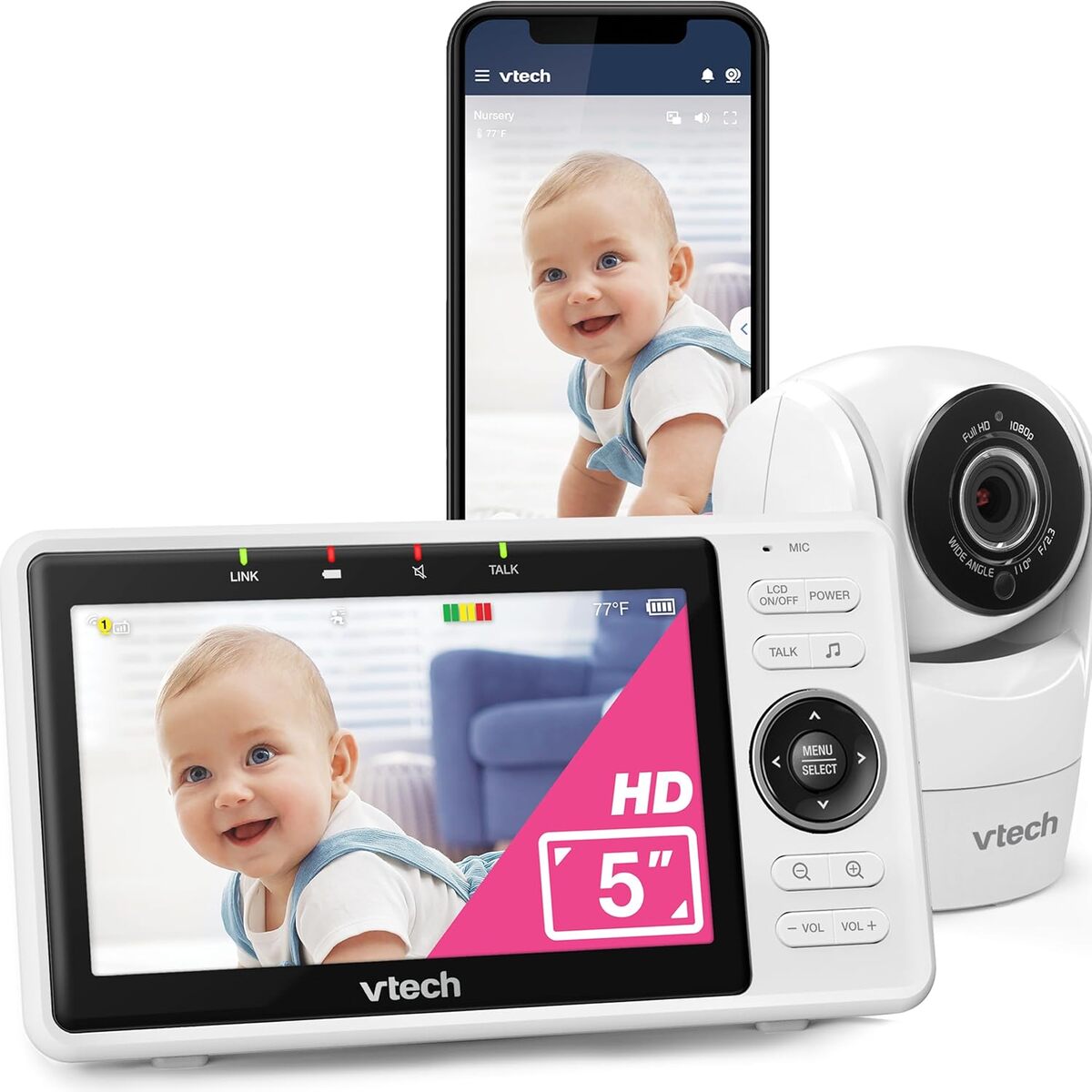 Test du VTech VM901 : le moniteur bébé 1080p idéal