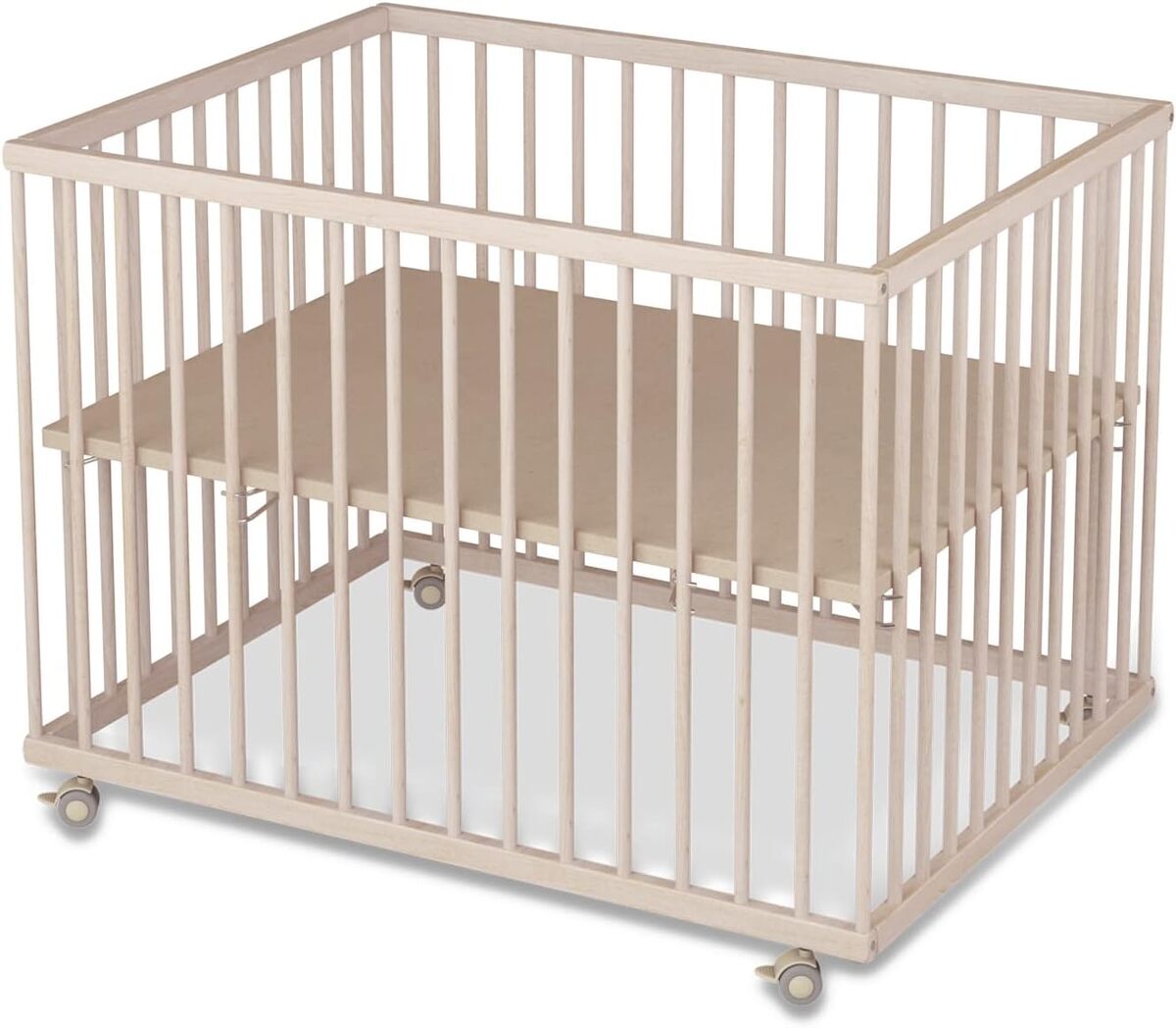 Test : parc bébé Sämann Eco en hêtre naturel