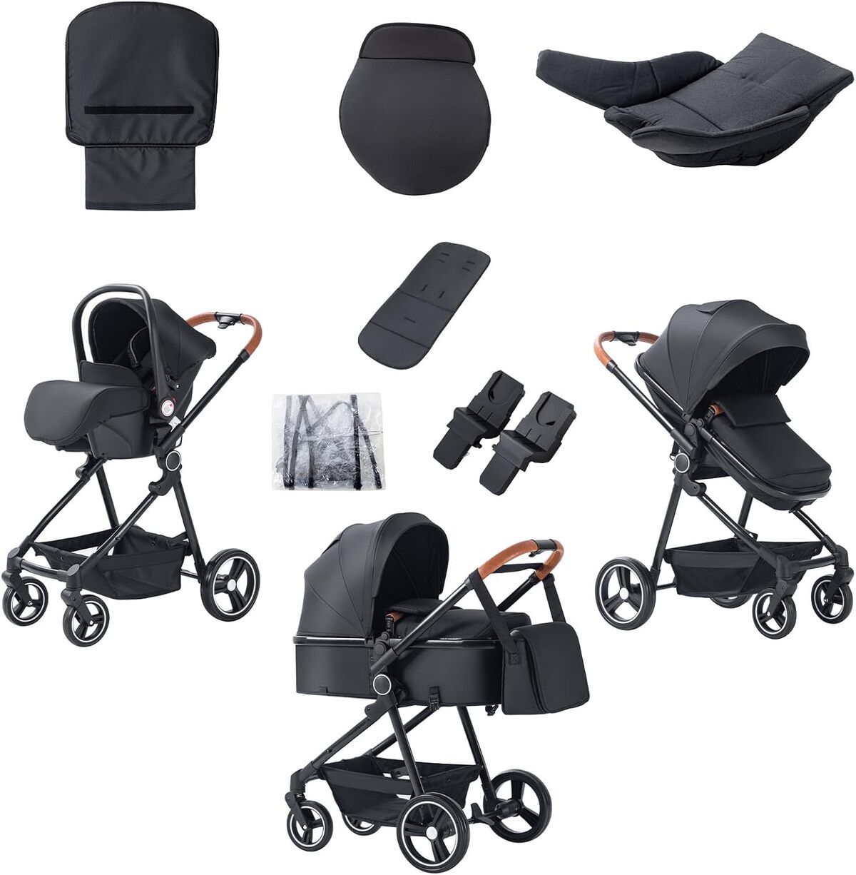 Test de la poussette 3 en 1 Lnhcrbs