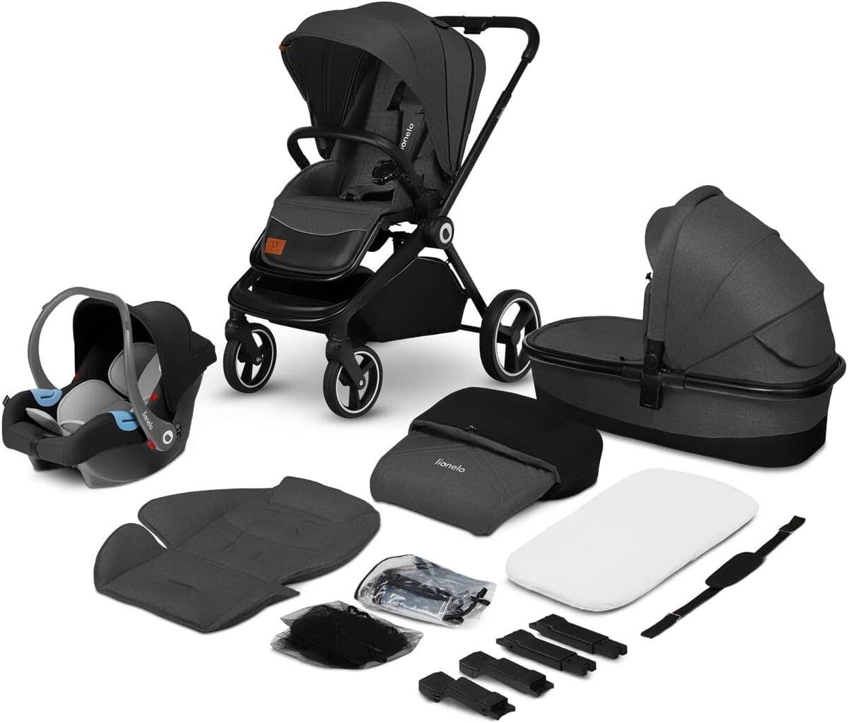 Test de la poussette compacte LIONELO Mika 3 en 1