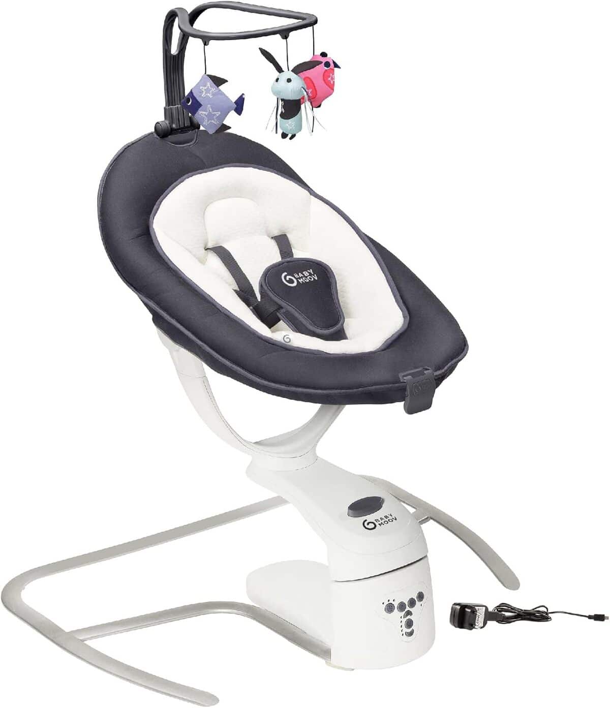 Test : babymoov Swoon Motion Zinc, balancelle bébé 360° intelligente