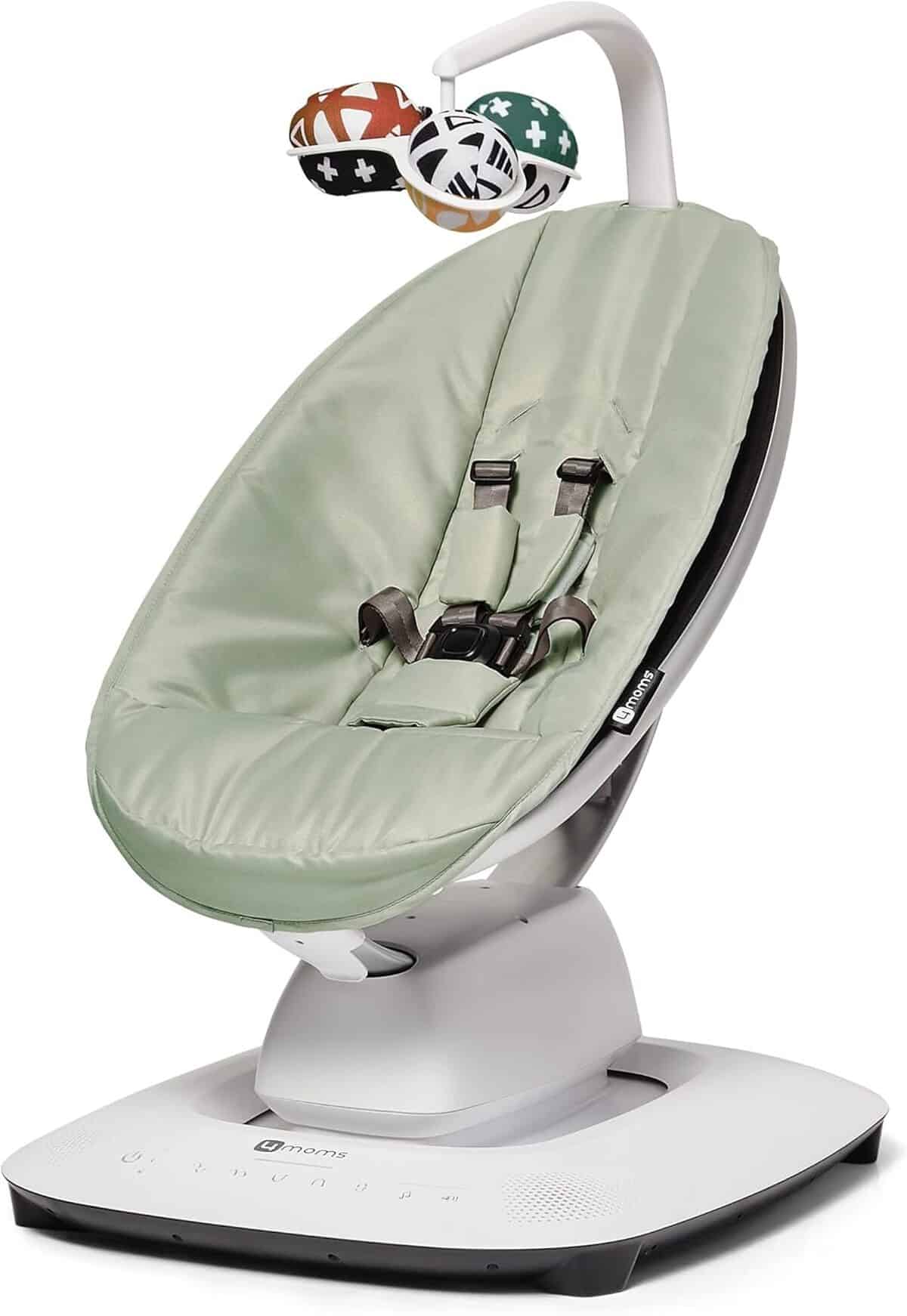 Test de la balançoire multi-mouvements 4moms mamaRoo 5.0 vert sauge