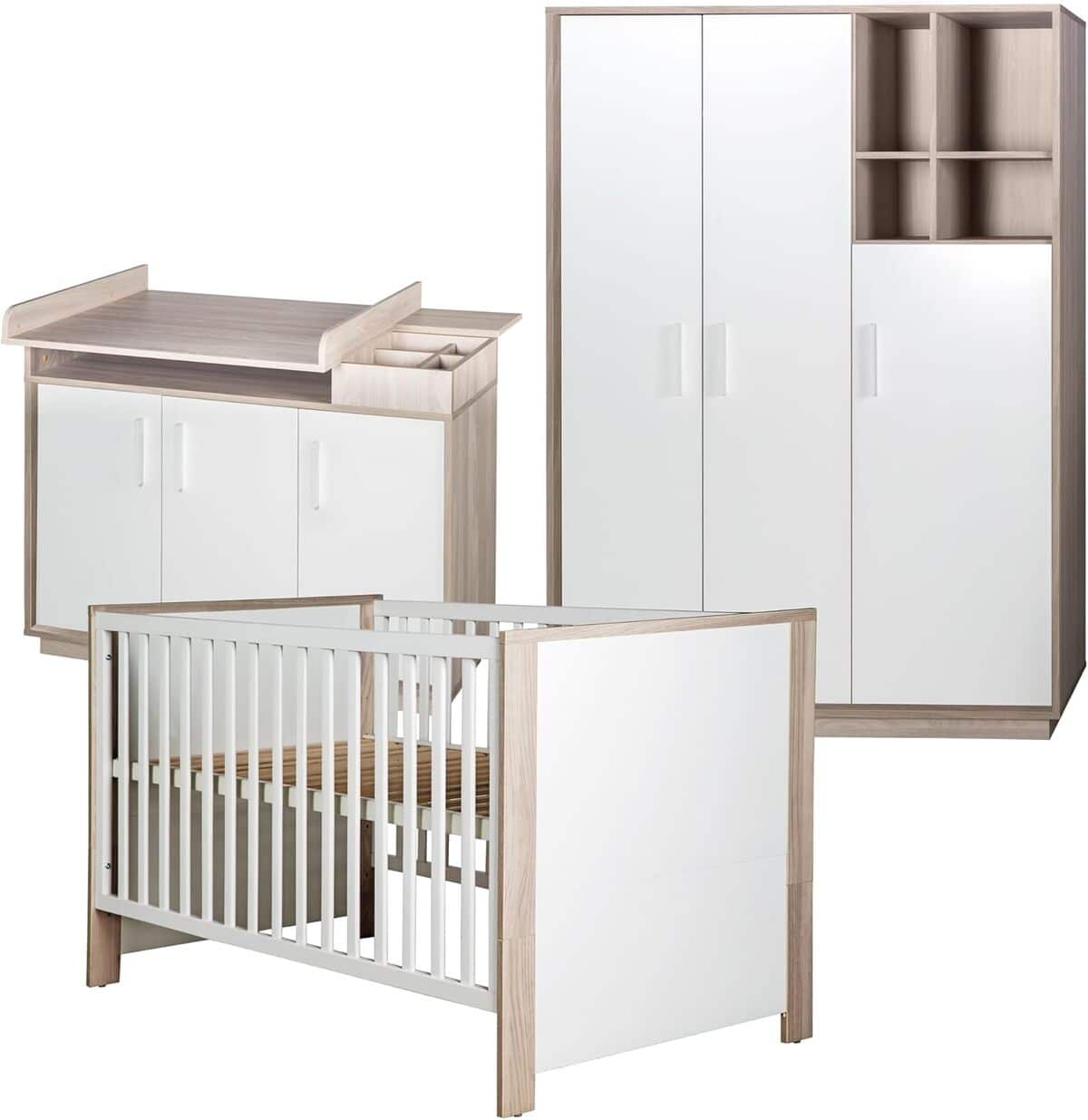 Test de la chambre bébé complète roba Olaf : lit évolutif et meubles fonctionnels