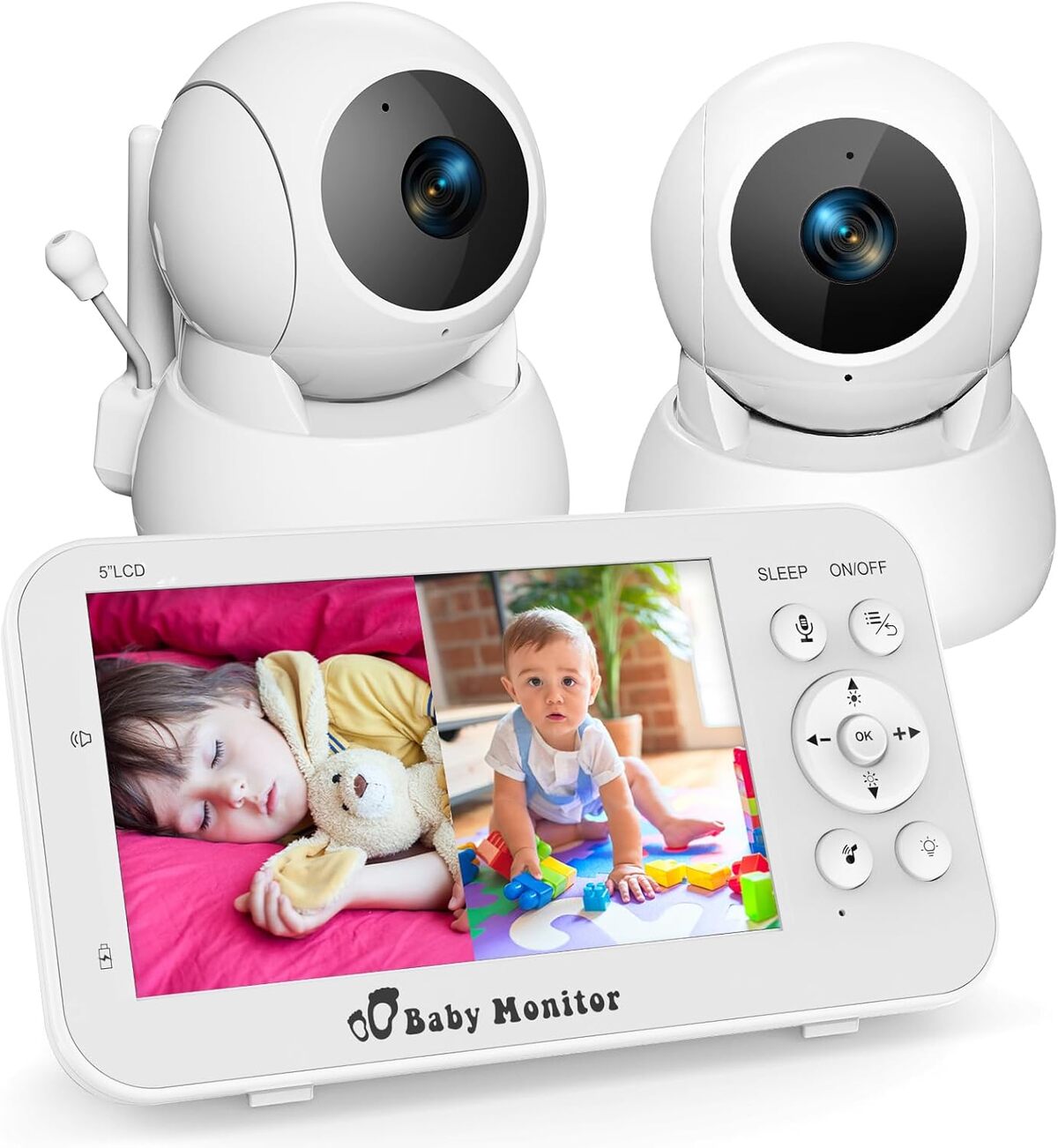 Test du moniteur vidéo NBDCAM pour bébé, écran LCD 5 pouces