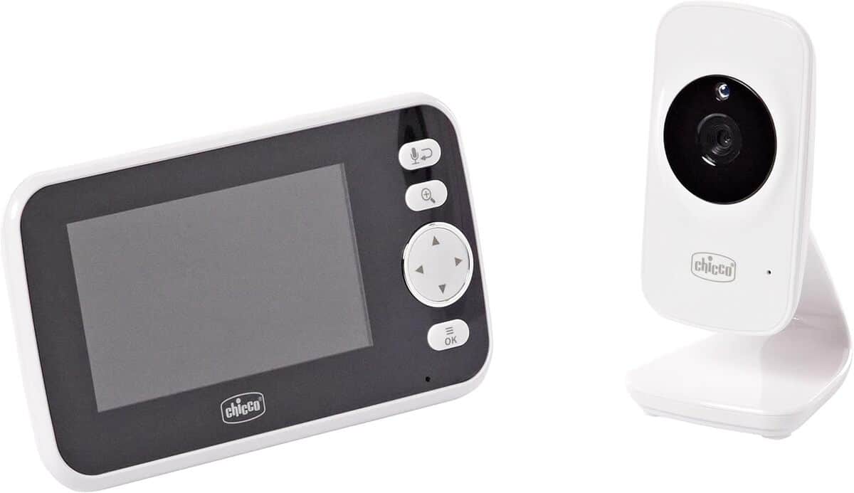 Test du babyphone vidéo Chicco indoor Deluxe : caméra LCD 4, 3" et portée 220 m