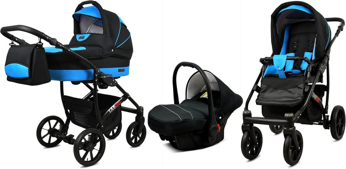 Test du combiné poussette 3 en 1 BabyLux Largo : praticité et confort garantis
