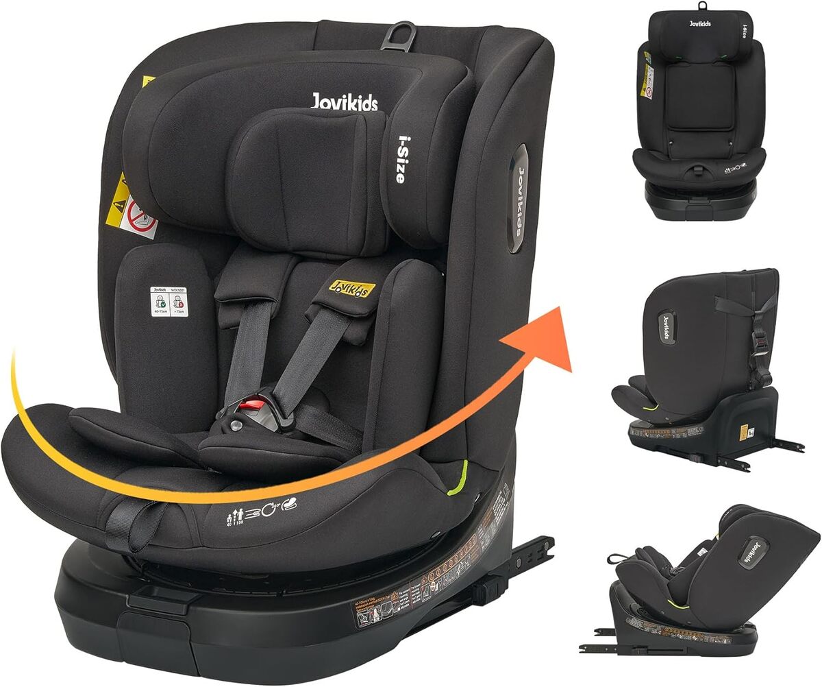 Test : jovikids siège auto 360° pivotant ISOFIX