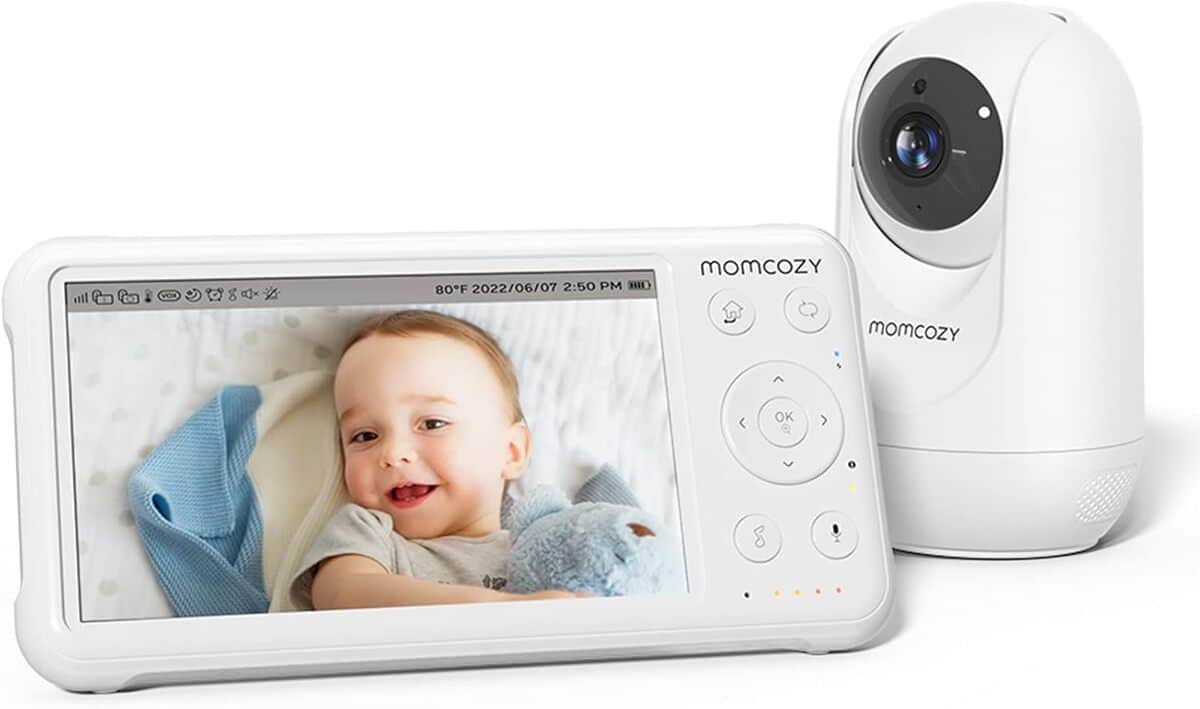 Test : momcozy babyphone 5 pouces HD 1080P avec sécurité avancée