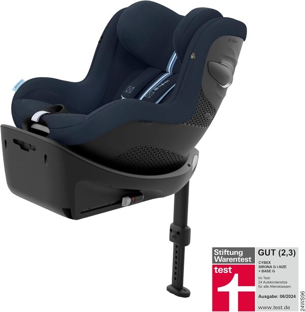 CYBEX Sirona G i-Size inclus CYBEX Base ISOFIX, Base G, Ocean Blue Plus