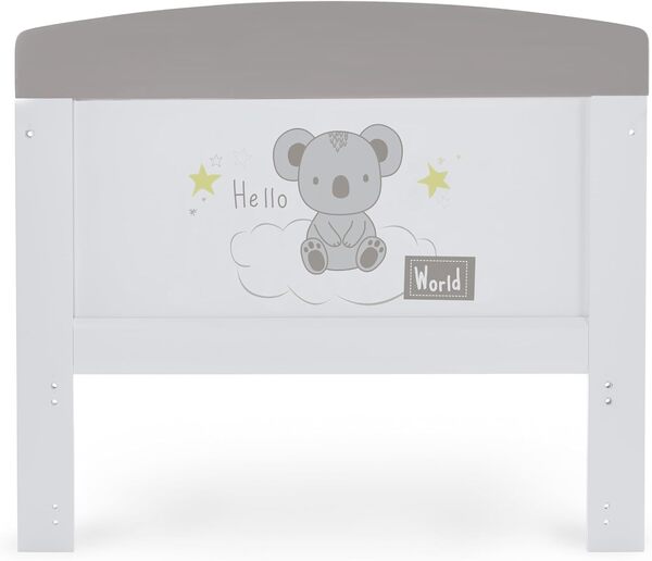 Obaby Grace Inspire Hello World Koala Lit pour bébé Gris