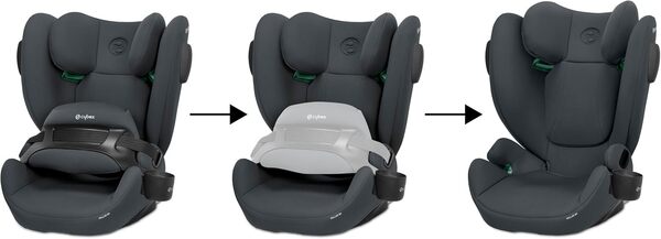 PALLAS B4 I-SIZE Cobblestone Grey | dark grey