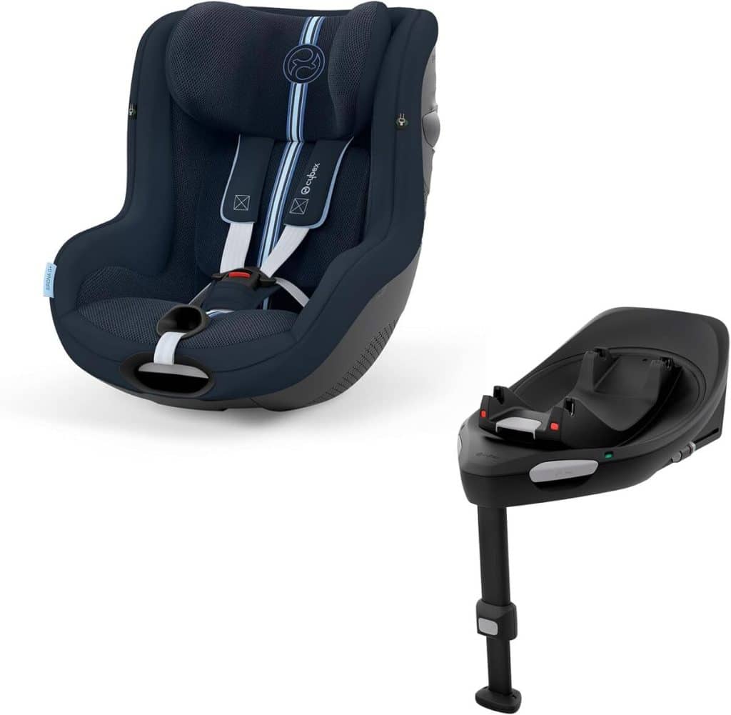 Test du siège-auto CYBEX Sirona G i-Size Ocean Blue Plus avec base ISOFIX