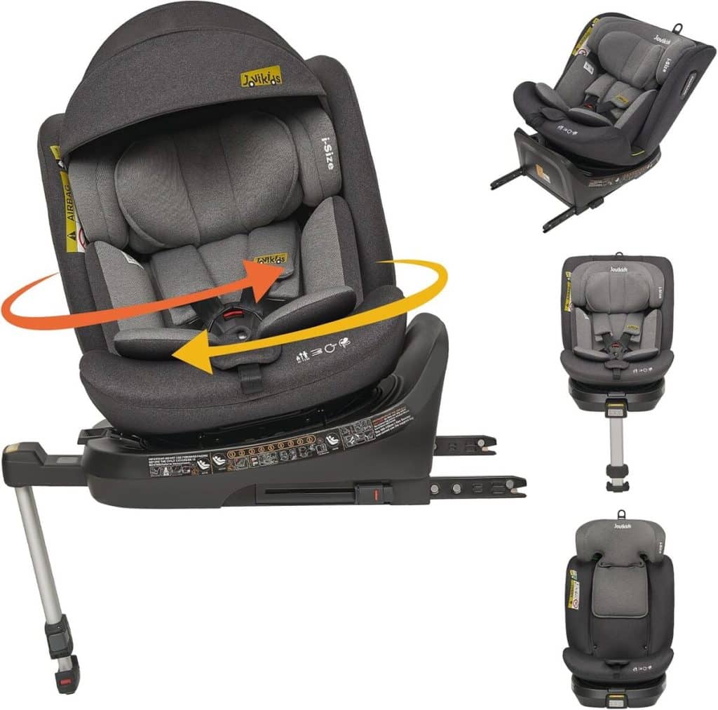 Test du siège auto Jovikids 360° ISOFIX 0-12 ans
