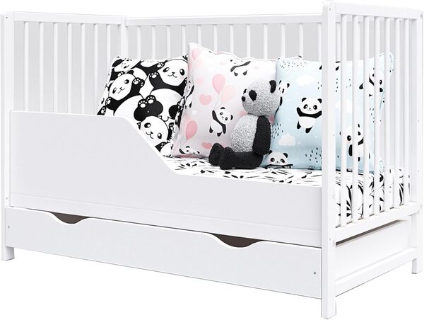 Premiers Moments Lit bébé évolutif avec tiroir - Anna - 120x60 cm