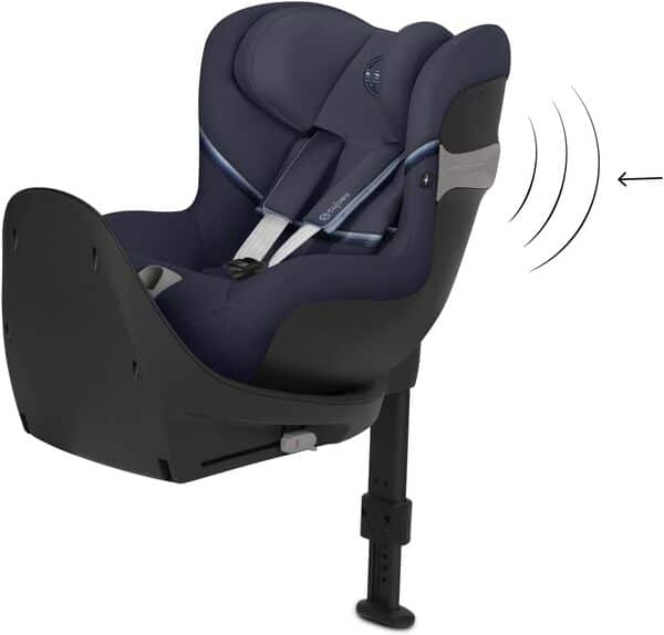 CYBEX Gold Siège Auto Enfant Sirona S2 i-Size, De 3 mois à 4 ans environ, Max. 18 kg, Compatible avec SensorSafe, Ocean Blue