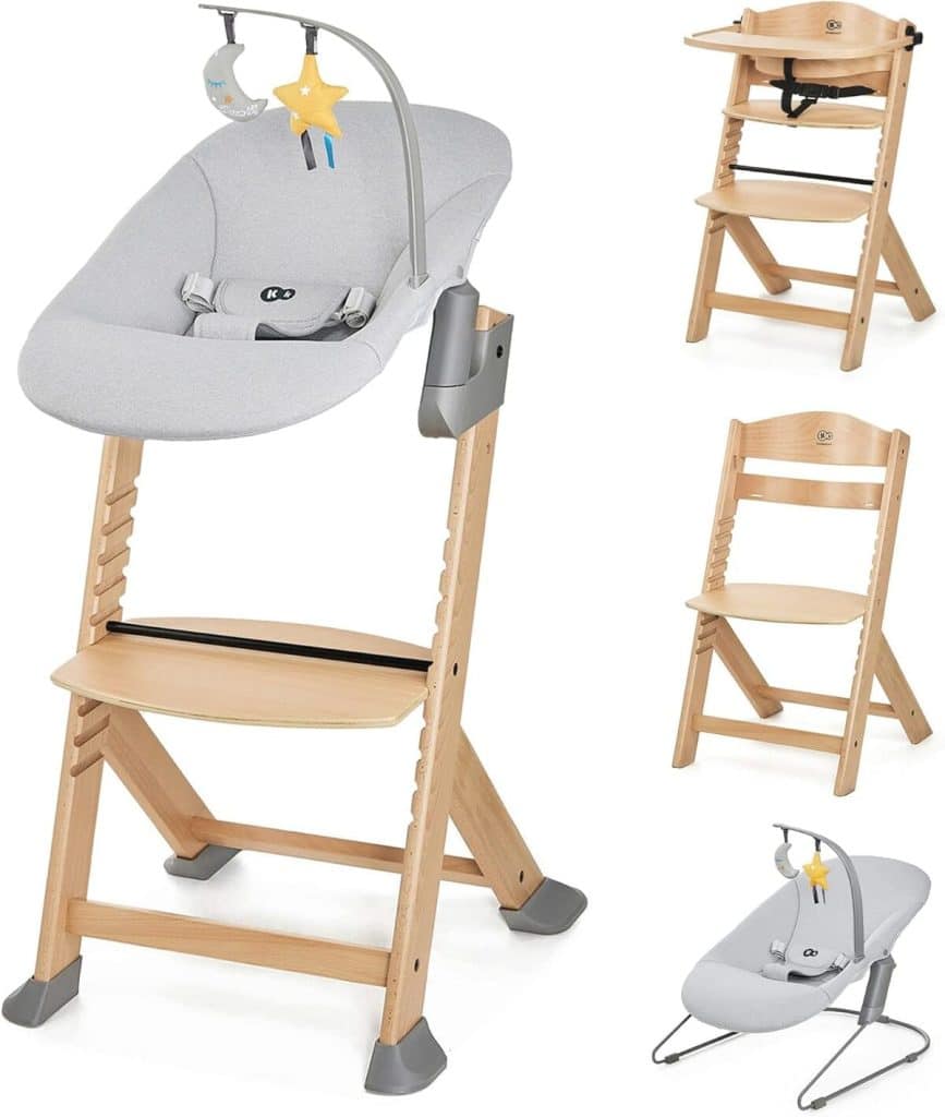 Test : chaise haute évolutive en bois Kinderkraft Enock
