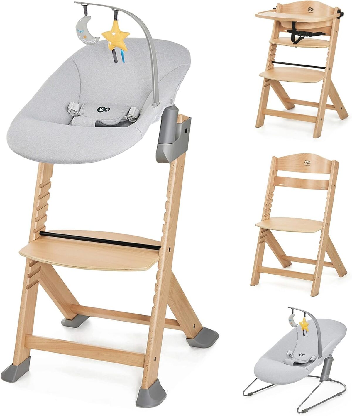 Test : chaise haute évolutive en bois Kinderkraft Enock