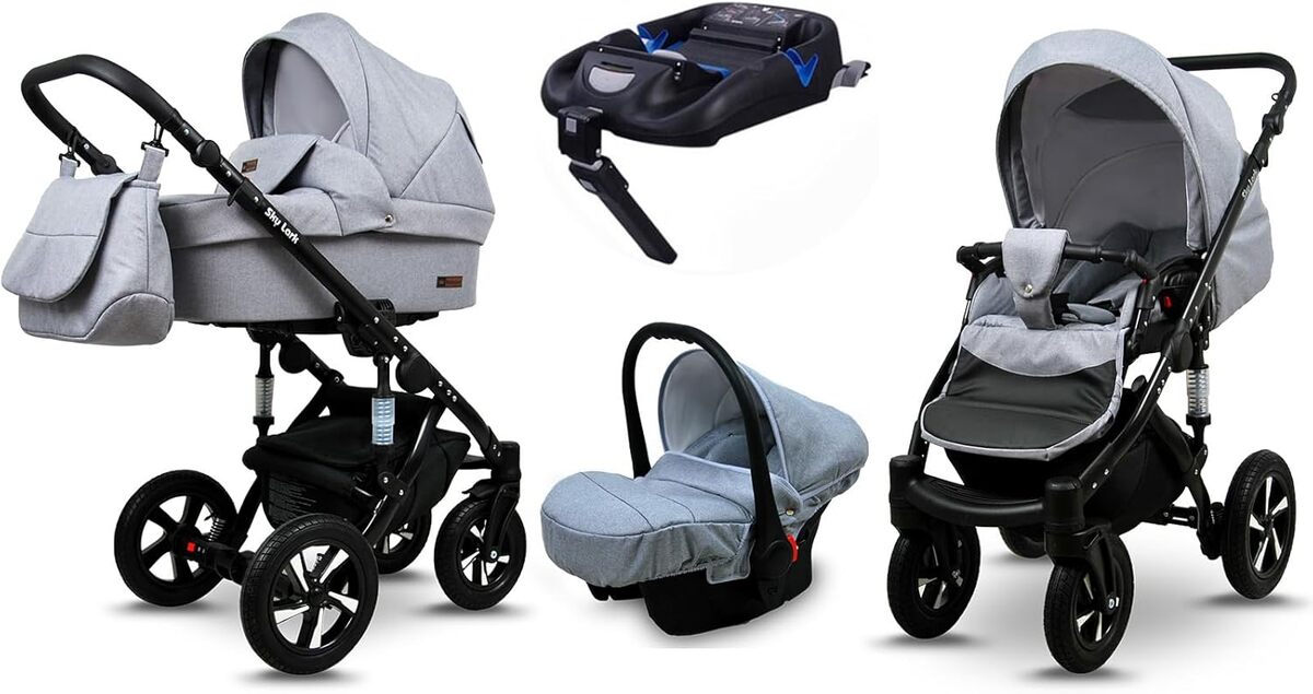 Test de la poussette combinée BabyLux® Sky Lark 4 en 1