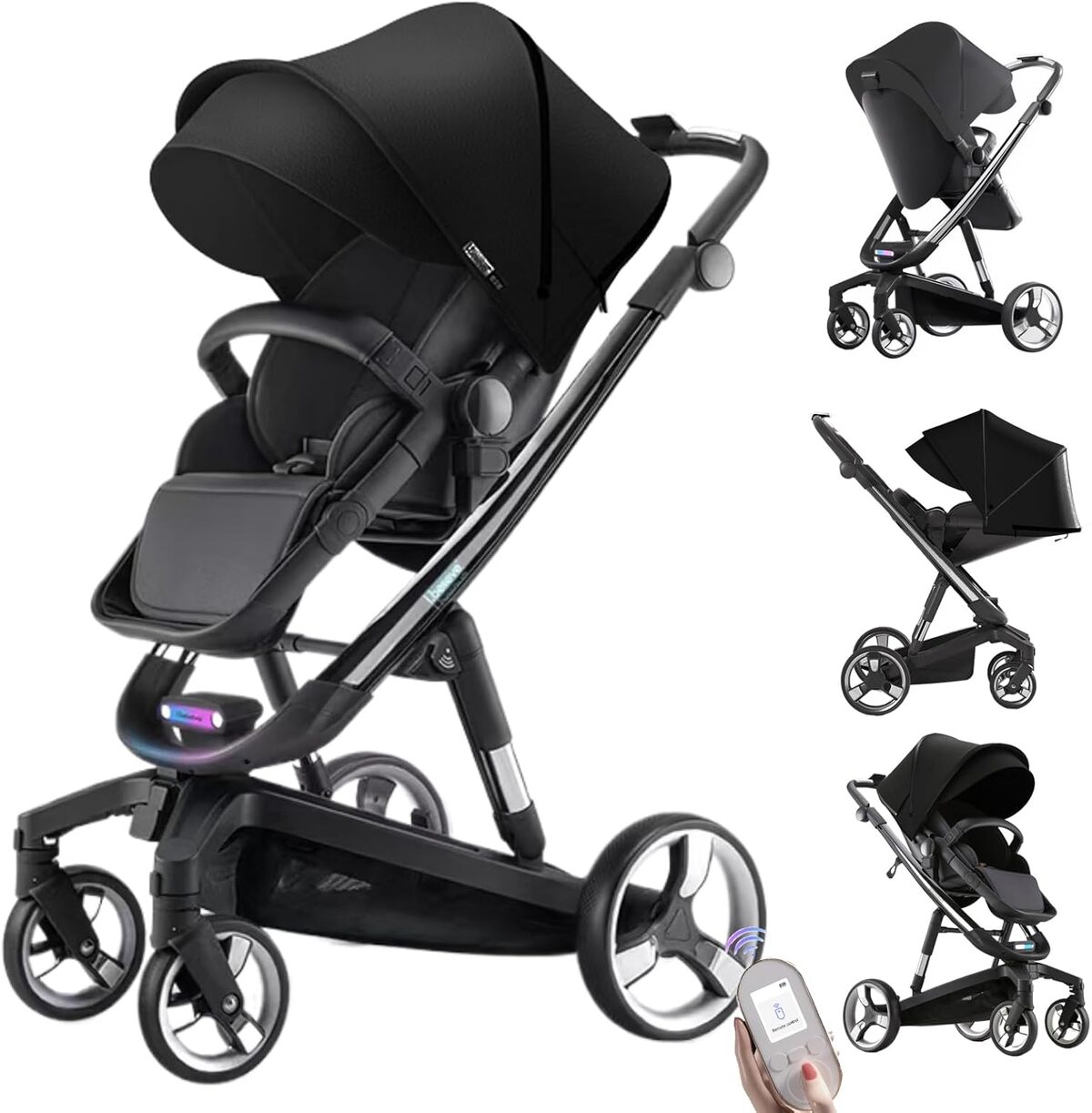 Test de la poussette électrique intelligente Magic ZC WL8 Black