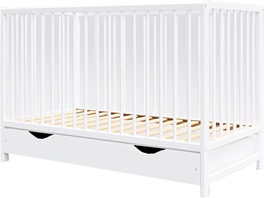 Test du lit bébé évolutif Anna 120x60 cm