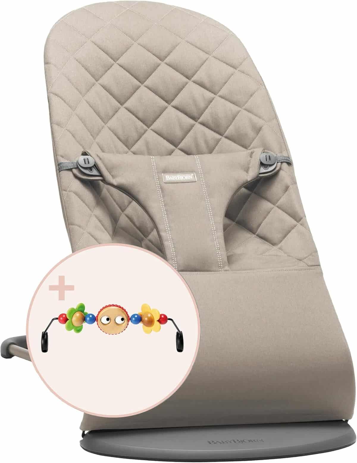 Test du transat Bliss BabyBjörn : confort et divertissement pour bébé