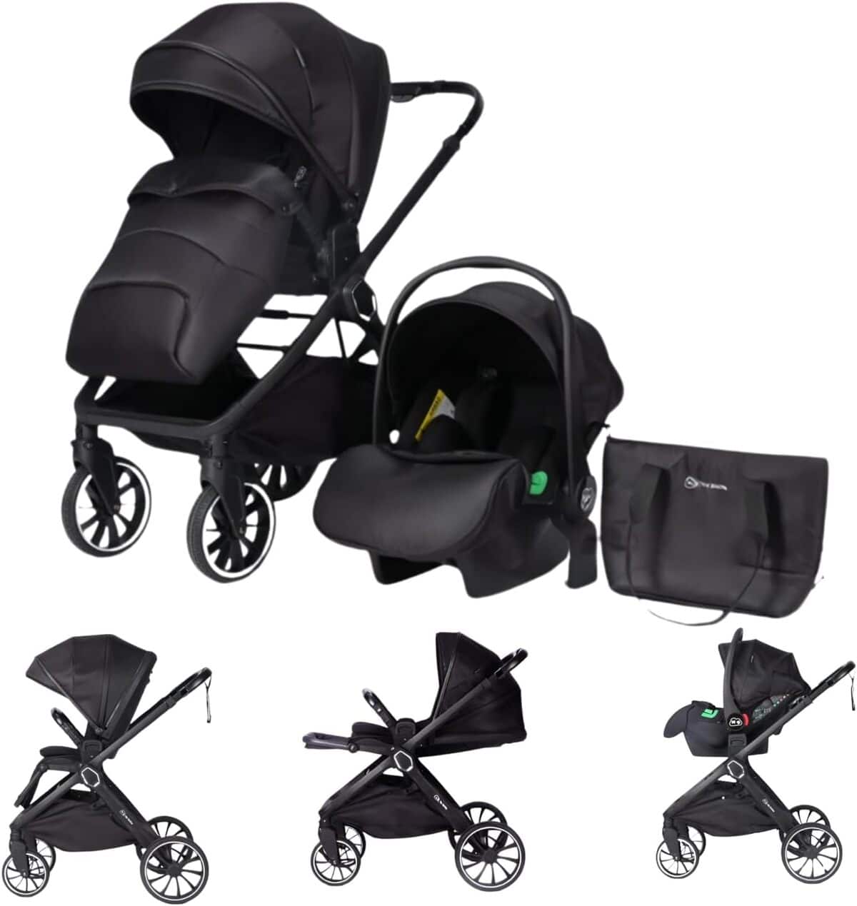 Test poussette MB My Babies 3 en 1 : polyvalence et compacité