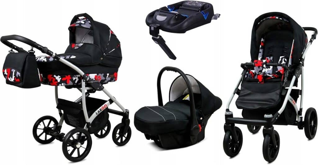 Test de la poussette combinée 4 en 1 BabyLux® Largo