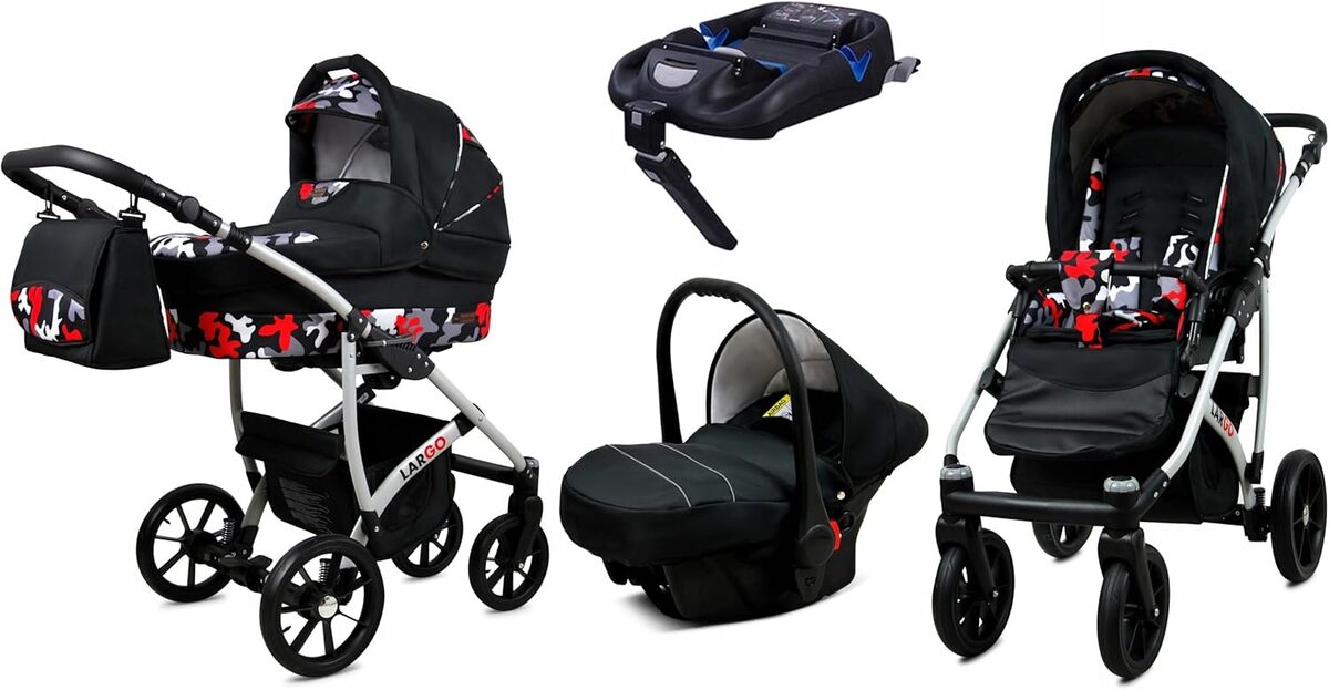 Test de la poussette combinée 4 en 1 BabyLux® Largo