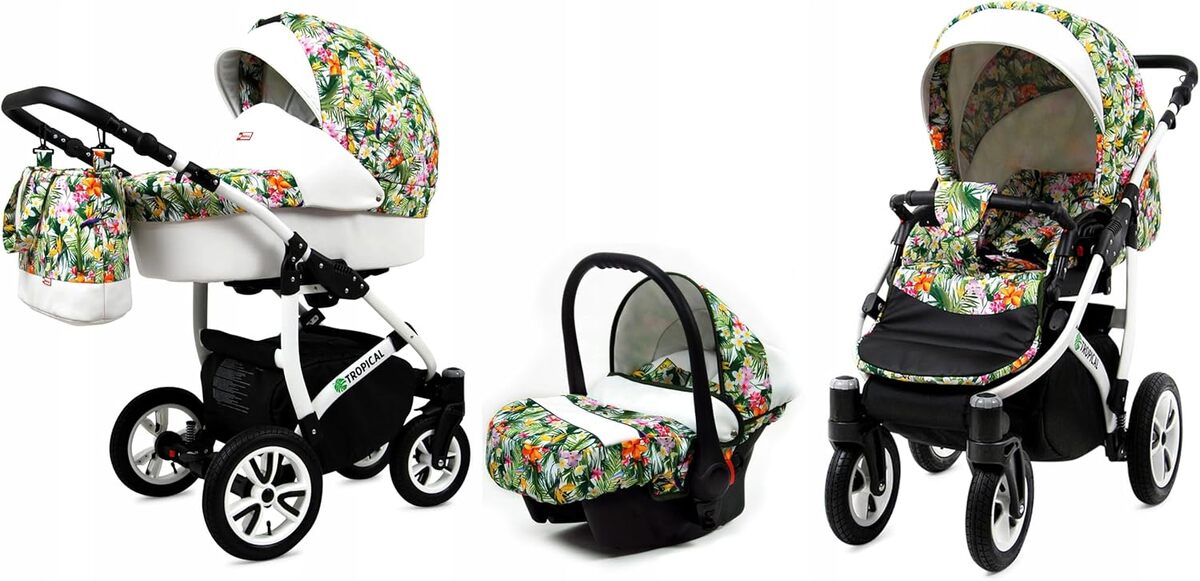 Test de la poussette combinée BabyLux® Tropical 3 en 1