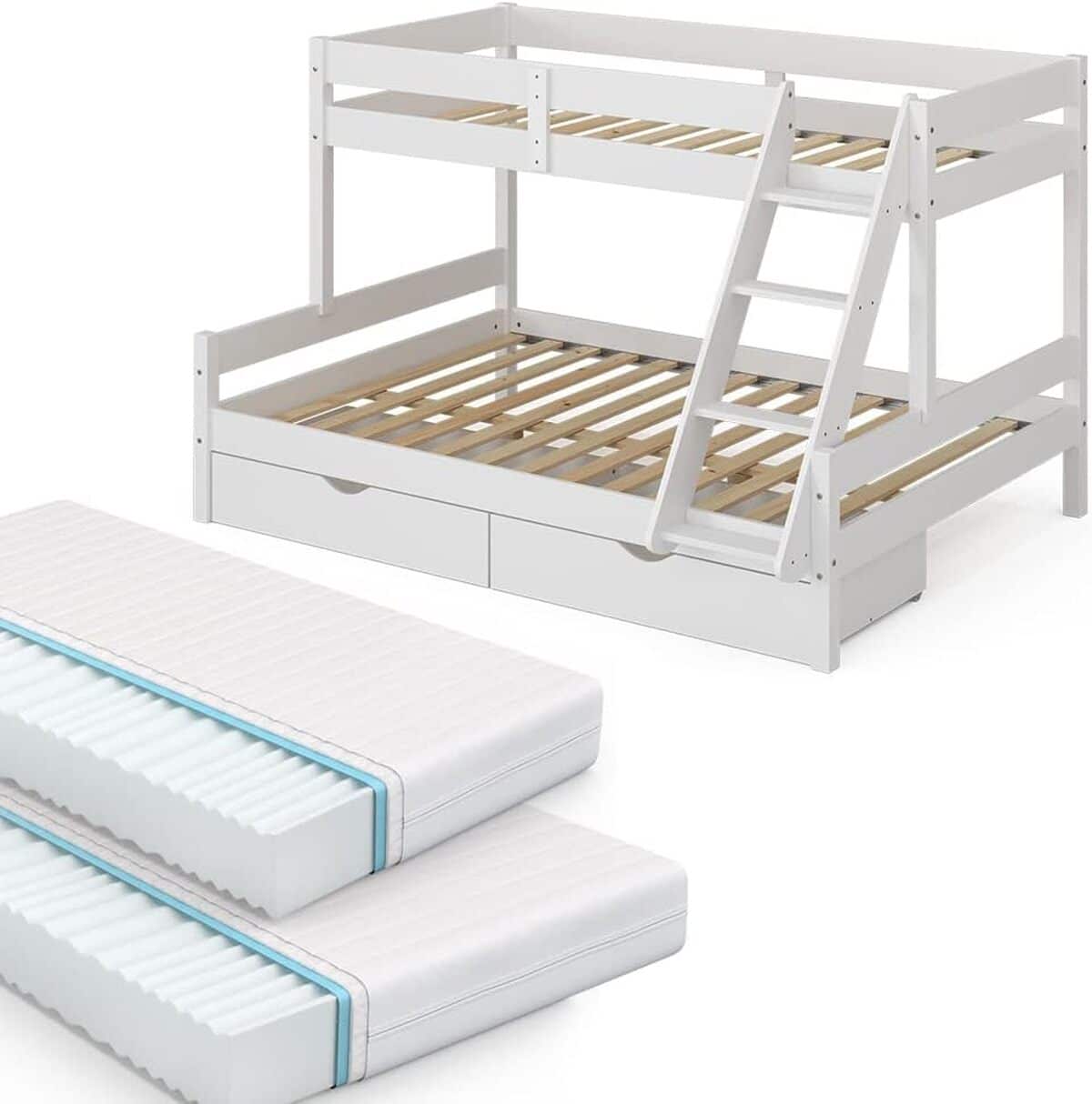 Test du lit superposé Everest de VitaliSpa : 2 matelas et tiroirs pratiques