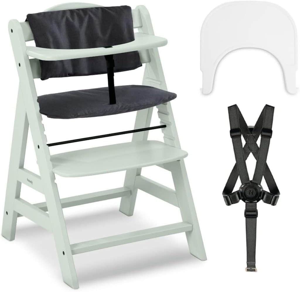 Test de la chaise haute evolutive hauck Alpha Plus (menthe)