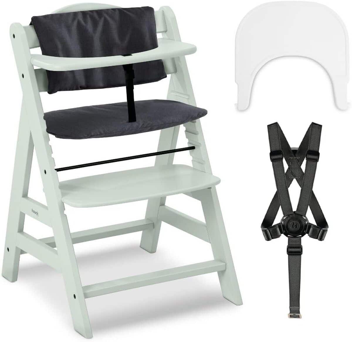 Test de la chaise haute evolutive hauck Alpha Plus (menthe)