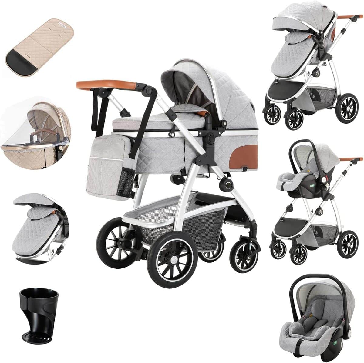 Test de la poussette Zkiprm 3 en 1 : confort et praticité