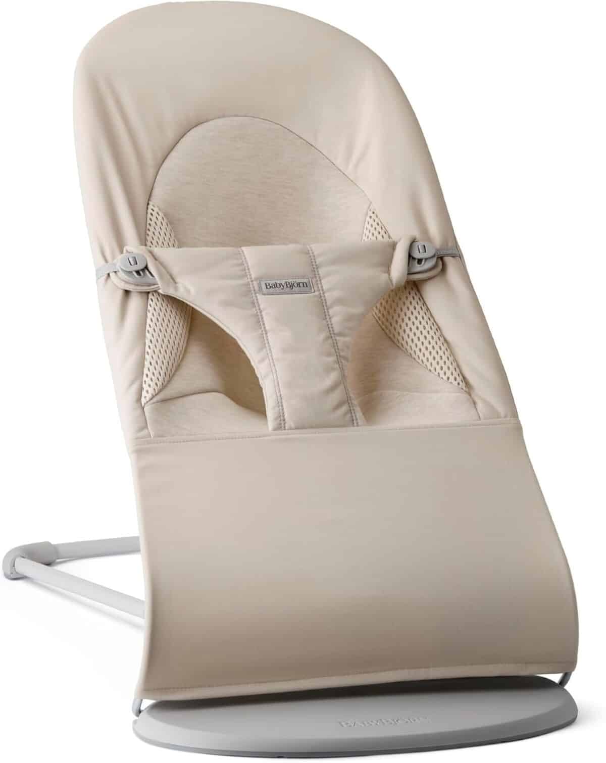 Test du transat BabyBjörn Tissé-Jersey beige clair