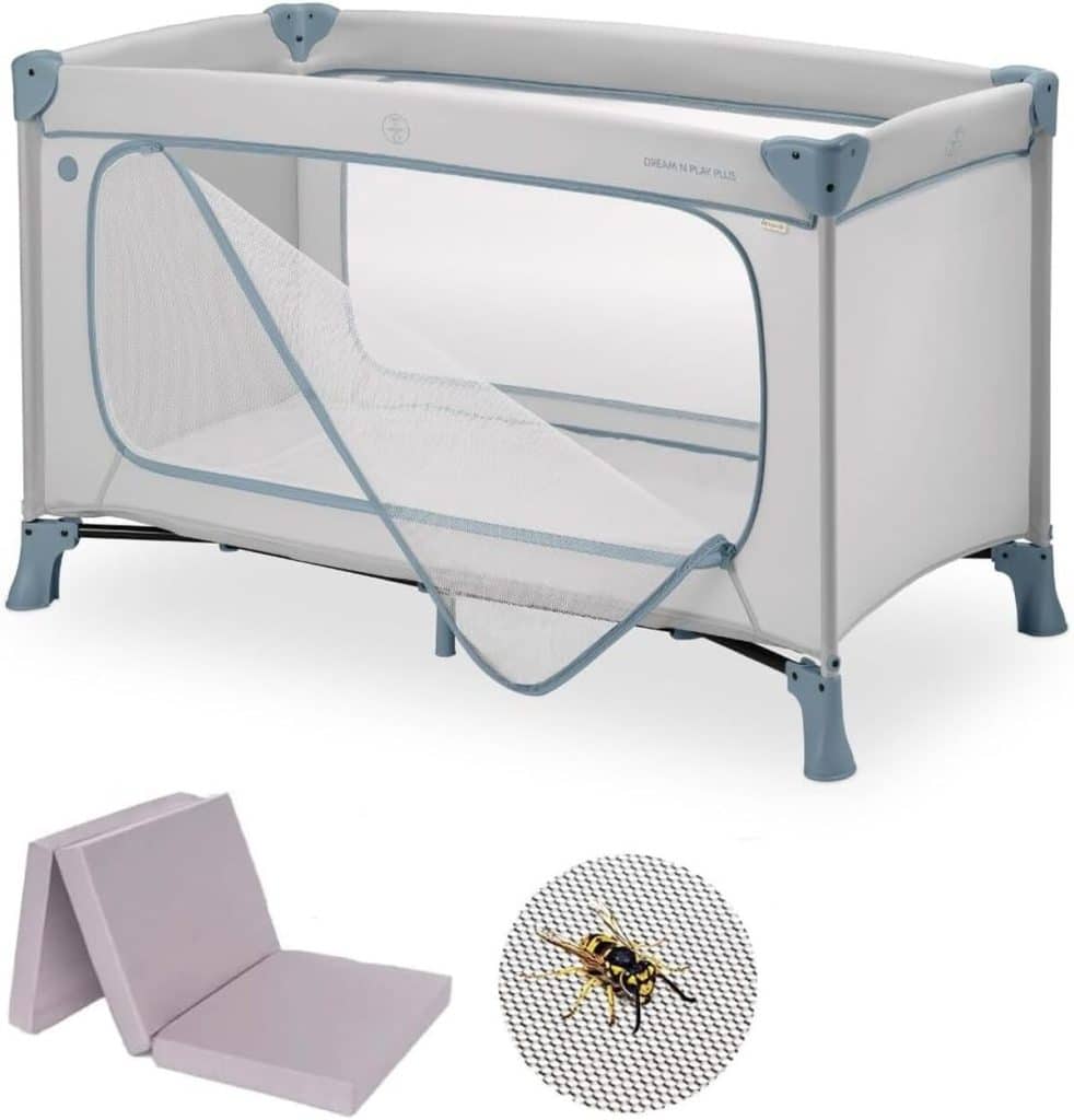 Test lit parapluie hauck Dream N Play Plus avec moustiquaire