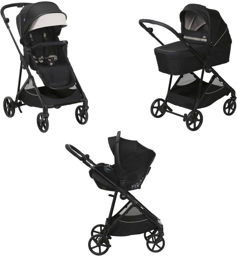 Test : chicco Trio Seety, poussette ultralégère 3en1 avec nacelle et siège auto