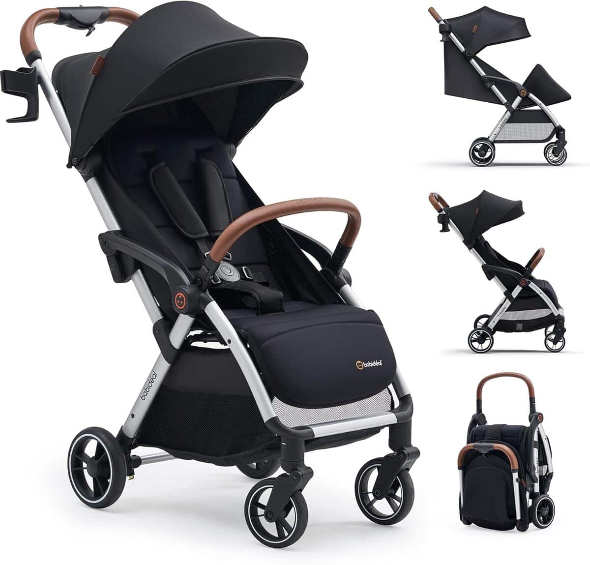 Test de la poussette de voyage Babideal compacte et auto-pliante