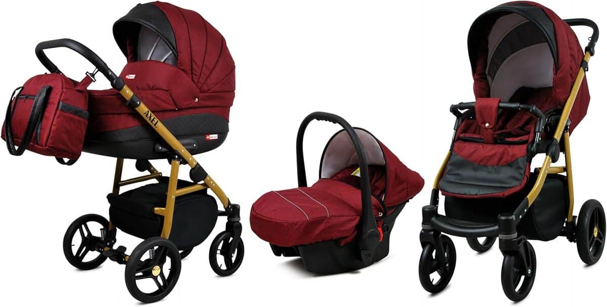 Test : poussette combinée 3 en 1 BabyLux® Axel