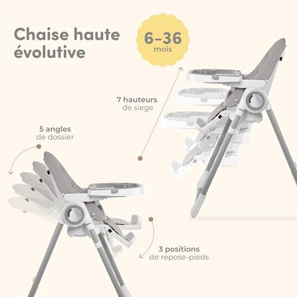Découvrez notre test complet de la chaise haute évolutive Sweety Fox : praticité pliable, confort optimal et réglages sur mesure pour le bien-être de votre bébé.